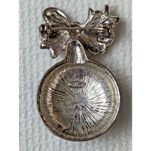 Nina Ricci Vintage Ornamental Christmas Ball Brooch - Picture 5 of 5